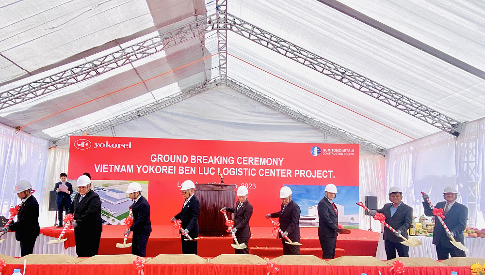 Groundbreaking ceremony of Vietnam Yokorei Cold Storage Project