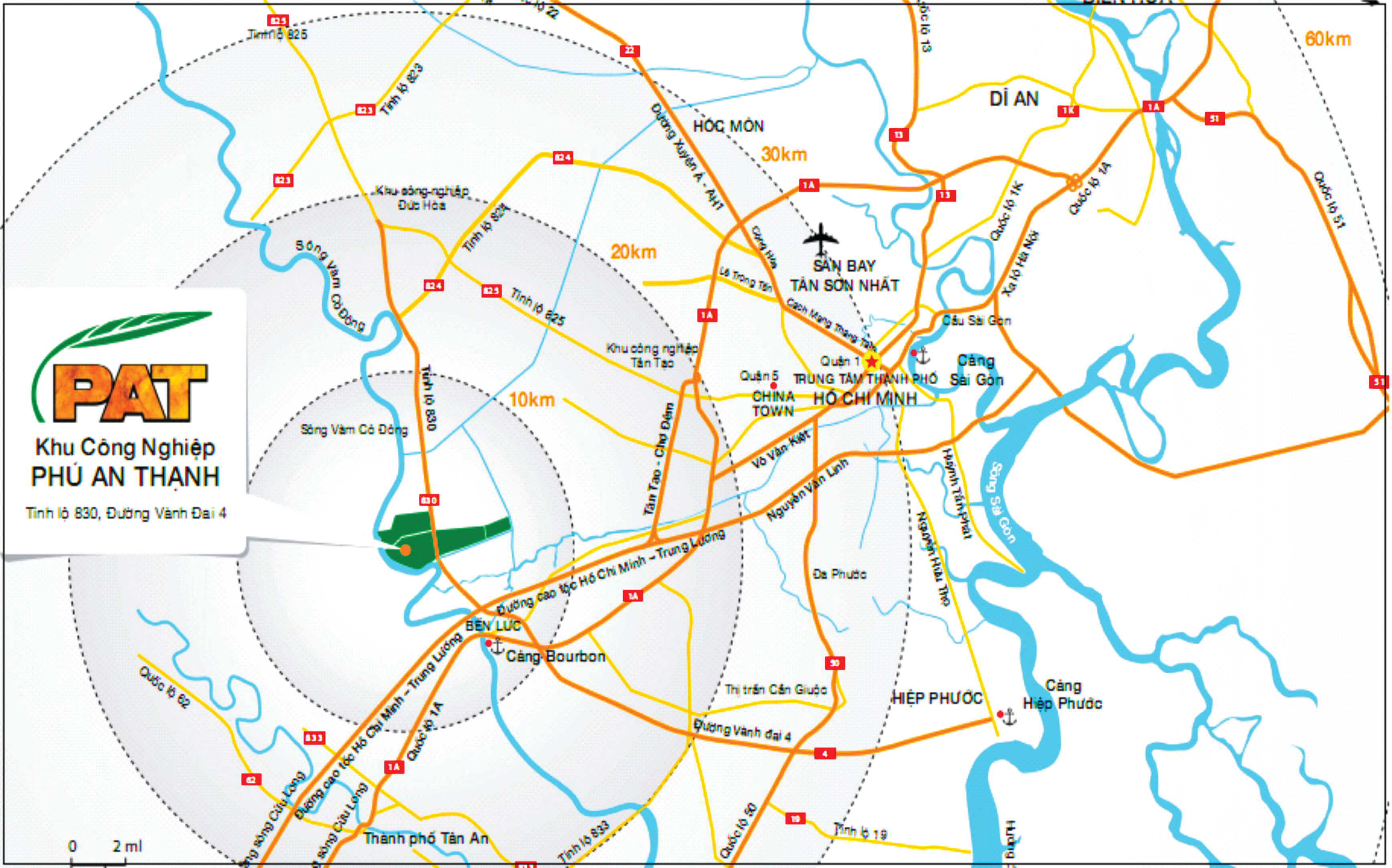 Land price of industrial parks